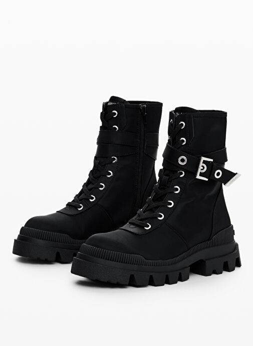 Desigual Siyah Kadın Bot 24WSTY01 - Görsel 3