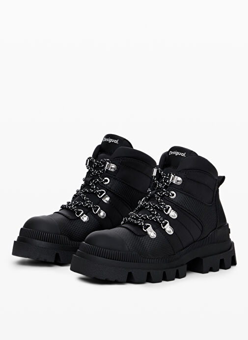Desigual Siyah Kadın Bot 24WSTY02 - Görsel 3