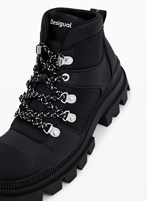 Desigual Siyah Kadın Bot 24WSTY02 - Görsel 5