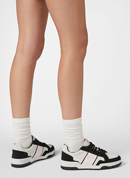 Chiara Ferragni Siyah-Beyaz Kadın Sneaker CF3401_356 - Görsel 3
