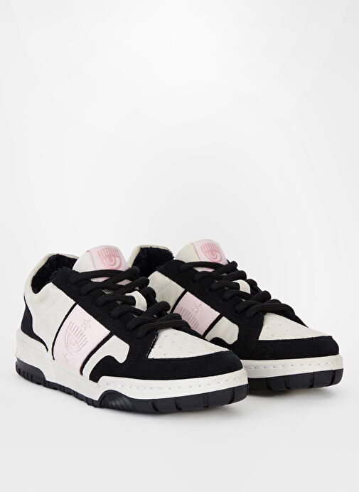 Chiara Ferragni Siyah-Beyaz Kadın Sneaker CF3401_356 - Görsel 4