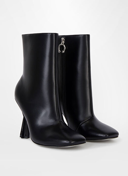 Chiara Ferragni Siyah Kadın Topuklu Bot CF3445_001 - Görsel 4