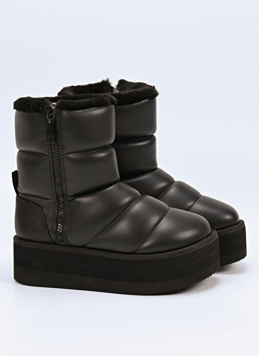 Karl Lagerfeld Siyah Kadın Bot KL48554 F0X - Görsel 3