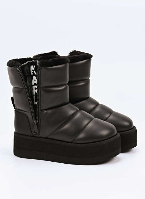 Karl Lagerfeld Siyah Kadın Bot KL48554 F0X - Görsel 5