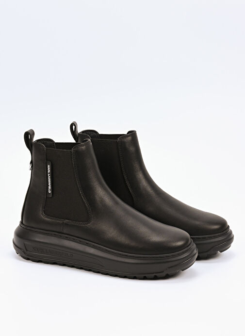 Karl Lagerfeld Siyah Kadın Deri Bot KL67564 00X - Görsel 3