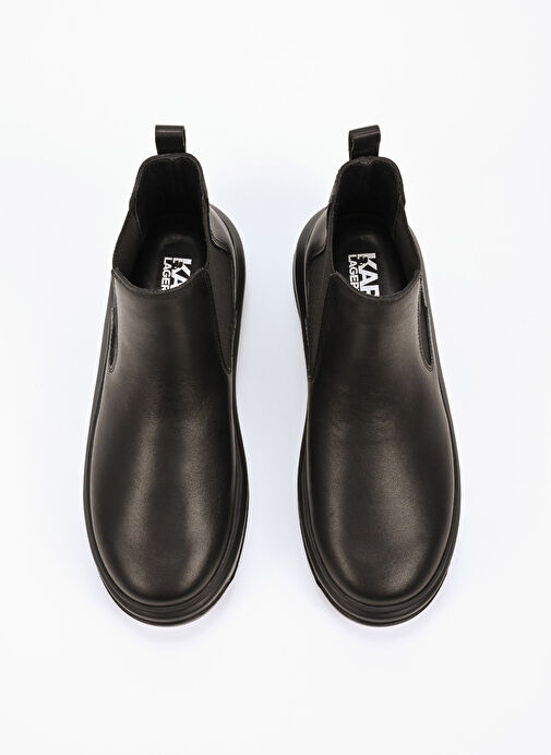 Karl Lagerfeld Siyah Kadın Deri Bot KL67564 00X - Görsel 4