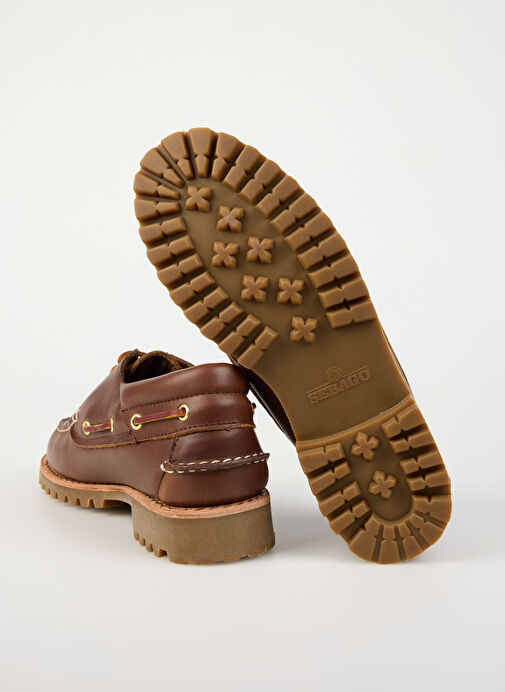 Sebago Koyu Kahverengi Erkek Deri Günlük Ayakkabı ACADIA PREMIUM - Görsel 5