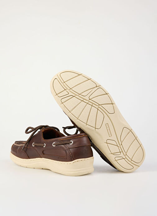 Sebago Kahverengi Erkek Deri Günlük Ayakkabı CLOVEHITCH CROMEX - Görsel 5