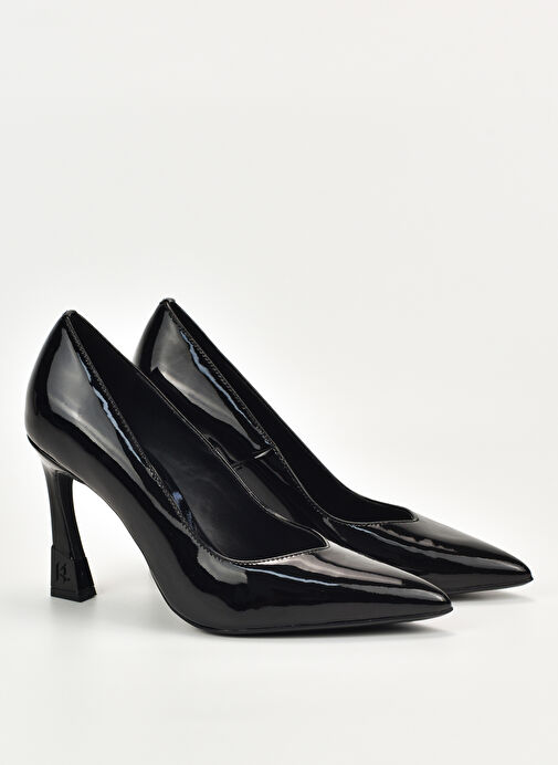 Karl Lagerfeld Siyah Kadın Deri Stiletto KL33514 1BP - Görsel 3