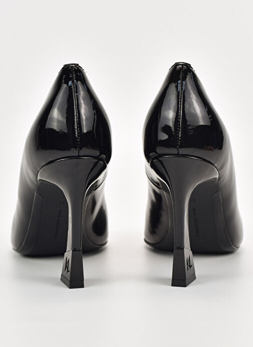 Karl Lagerfeld Siyah Kadın Deri Stiletto KL33514 1BP - Görsel 6