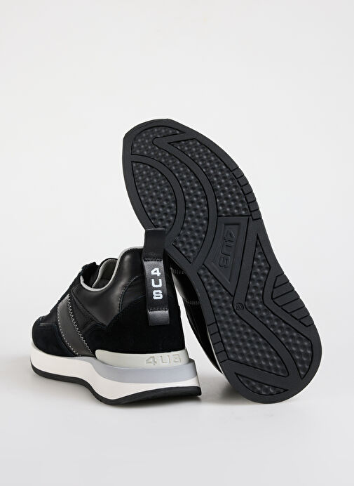 4Us Siyah-Beyaz Erkek Sneaker SEAN 400 - Görsel 5