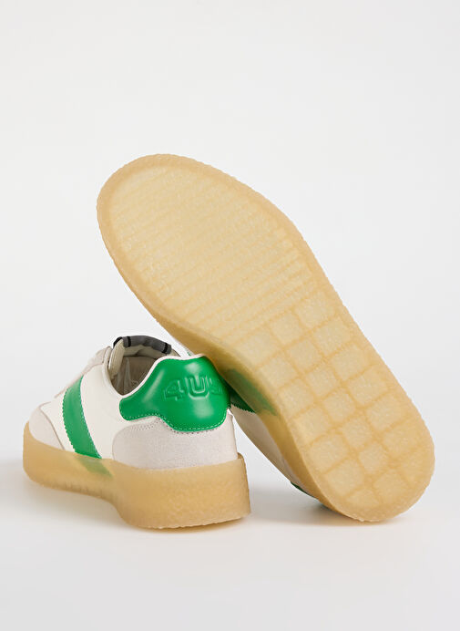 4Us Beyaz-Yeşil Erkek Sneaker MARK 100 - Görsel 5