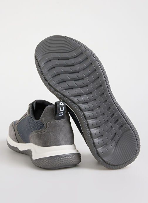 4Us Gri Erkek Sneaker DADDY 200 - Görsel 5