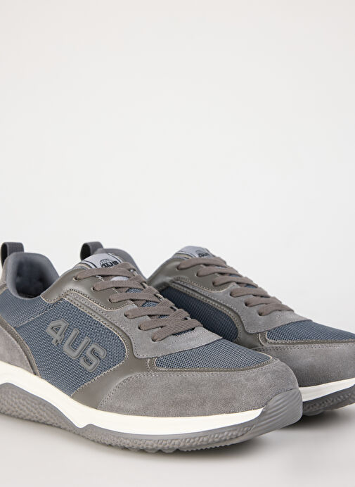4Us Gri Erkek Sneaker DADDY 200 - Görsel 6
