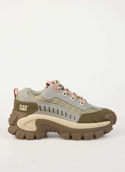 Caterpillar Bej-Yeşil Kadın Süet Sneaker 013G100955 - Görsel 2