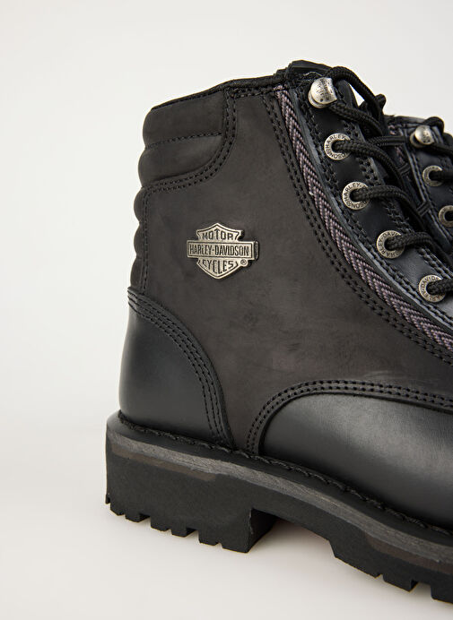 Harley Davidson Siyah Erkek Deri Bot CLARKSON - Görsel 6