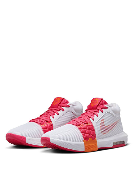 Nike FB2239-104 LEBRON WITNESS VIII Beyaz Erkek Basketbol Ayakkabısı - Görsel 6