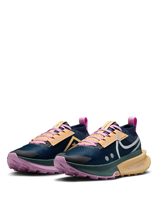 Nike FD5191-401 W NIKE ZOOMX ZEGAMA TRAI Mavi - Krem Kadın Koşu Ayakkabısı - Görsel 4