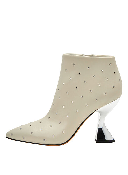 Katy Perry Krem Kadın Topuklu Bot KP3225 - Görsel 2