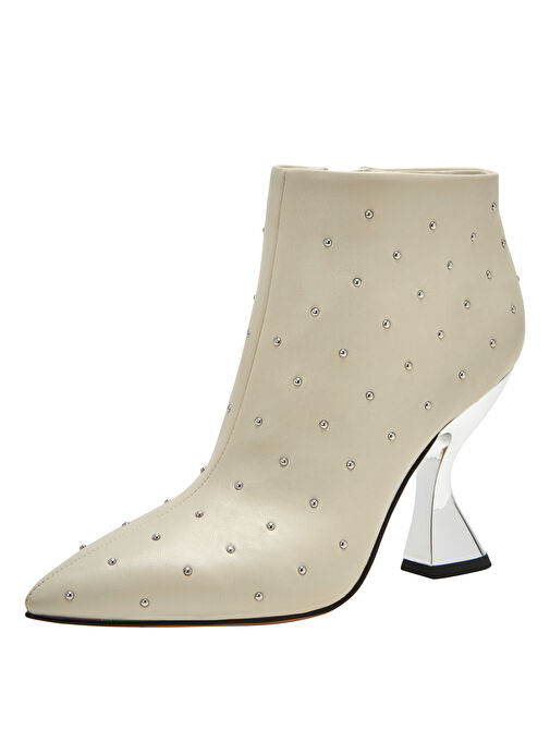 Katy Perry Krem Kadın Topuklu Bot KP3225 - Görsel 3