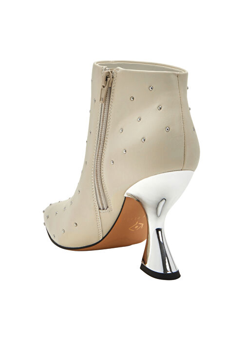 Katy Perry Krem Kadın Topuklu Bot KP3225 - Görsel 4