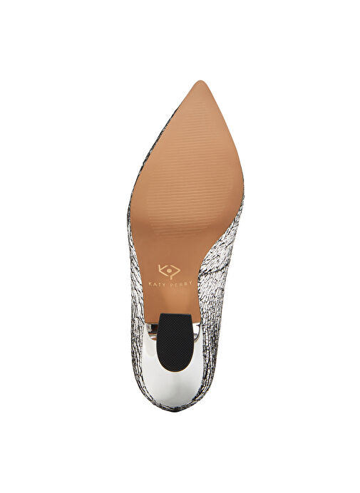 Katy Perry Gümüş Kadın Topuklu Ayakkabı KP3221 - Görsel 7