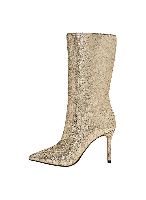 Katy Perry Altın Kadın Topuklu Çizme KP3249 - Görsel 2