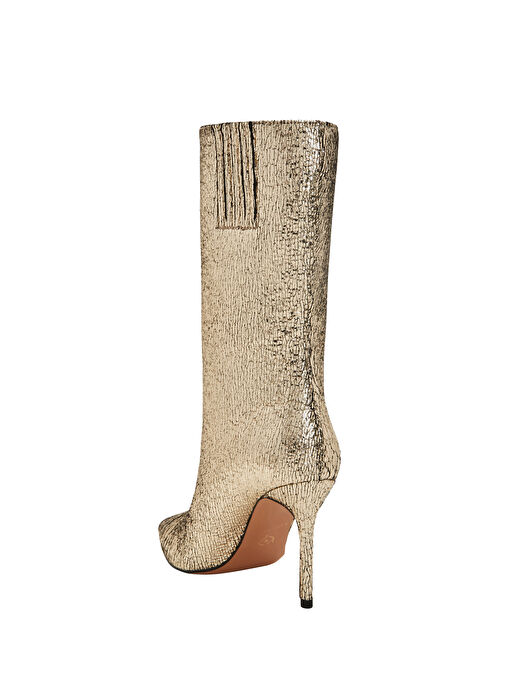 Katy Perry Altın Kadın Topuklu Çizme KP3249 - Görsel 4