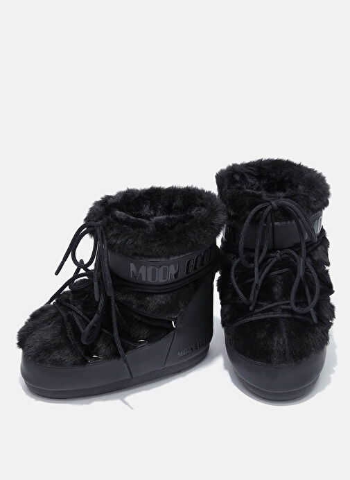 Moon Boot Siyah Kadın Kar Botu 2MONW2022025 - Görsel 4