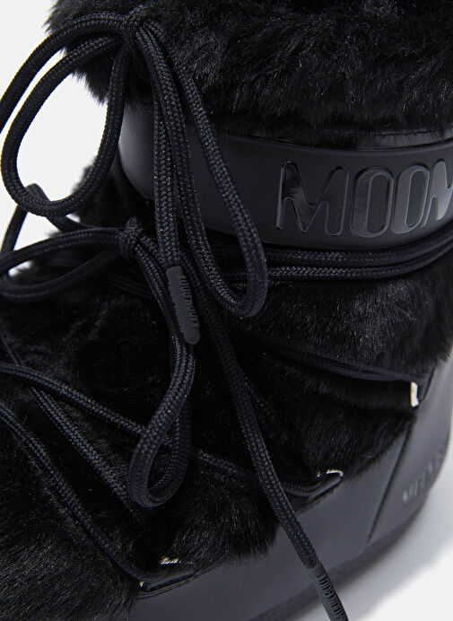 Moon Boot Siyah Kadın Kar Botu 2MONW2022025 - Görsel 5