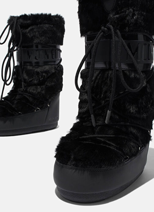 Moon Boot Siyah Kadın Kar Botu 2MONW2020023 - Görsel 5