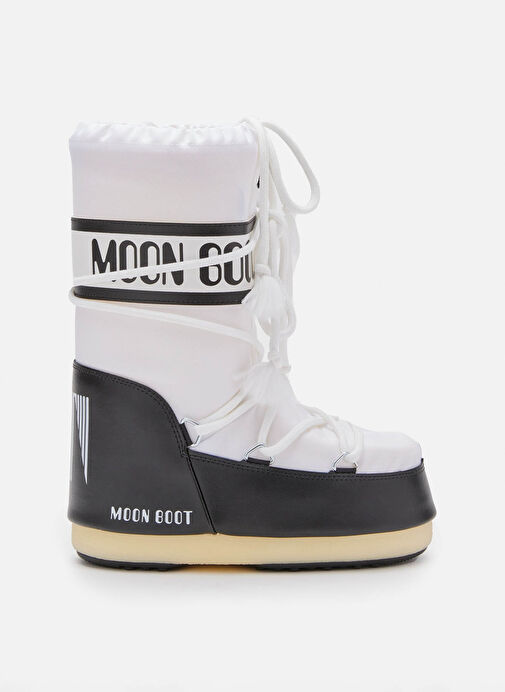 Moon Boot Siyah-Beyaz Kadın Kar Botu 2MONW2024036 - Görsel 2