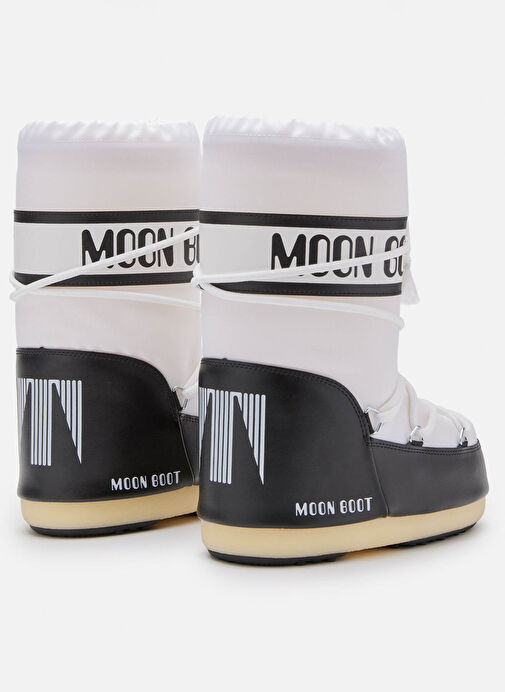 Moon Boot Siyah-Beyaz Kadın Kar Botu 2MONW2024036 - Görsel 3