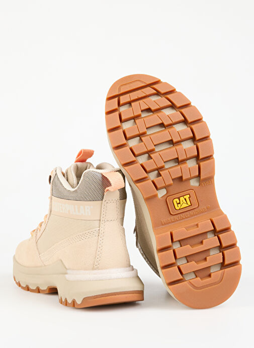 Caterpillar Krem Kadın Süet Bot 013G100994 - Görsel 5