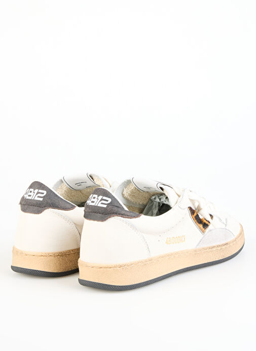 4b12 4B12 Beyaz-Çok Renkli Kadın deri Sneaker PLAY.NEW-D160 Boyner'de! Çok Renkli - 4. görsel