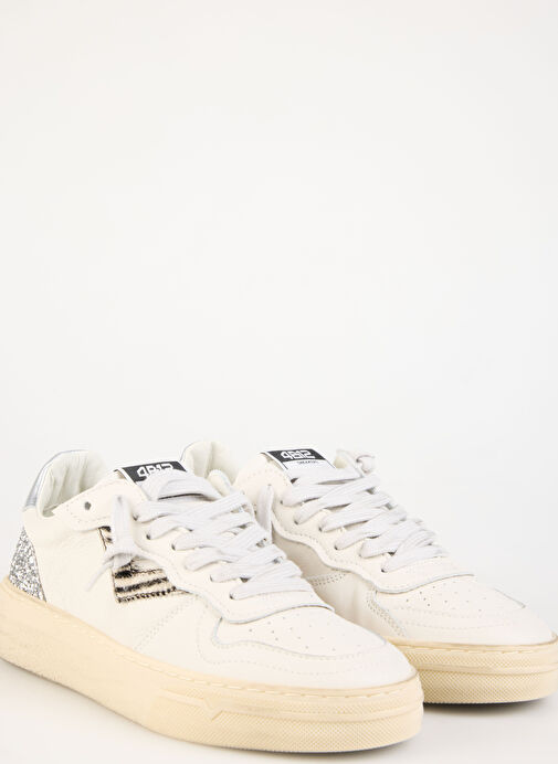 4B12 Beyaz Kadın Deri Sneaker HYPER-D835 - Görsel 9