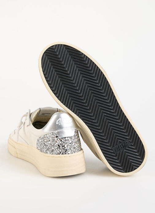 4B12 Beyaz Kadın Deri Sneaker HYPER-D835 - Görsel 11