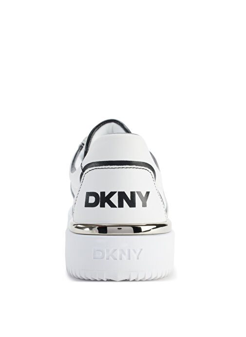 Dkny Beyaz-Siyah Kadın Deri Sneaker K3491306 - Görsel 6