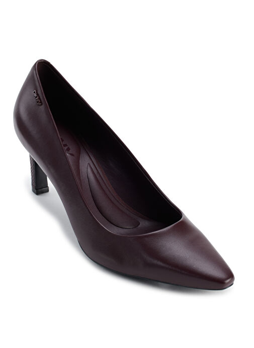 Dkny Bordo Kadın Deri Stiletto K3496787 - Görsel 3