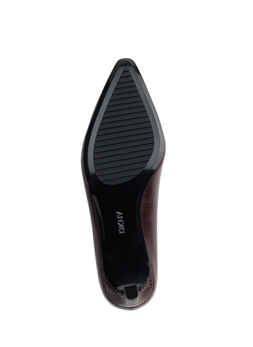 Dkny Bordo Kadın Deri Stiletto K3496787 - Görsel 5