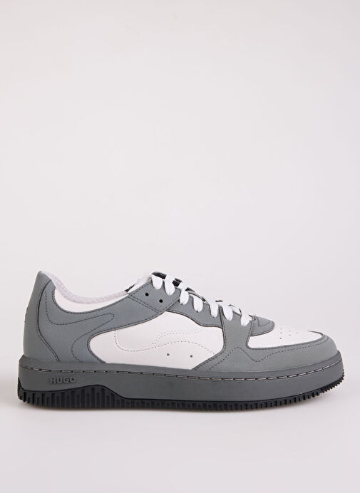 Hugo Beyaz-Gri Erkek Deri Sneaker RED-50529587 - Görsel 2