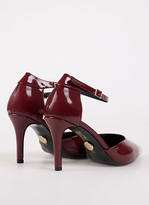 Fabrika Bordo Kadın Stiletto ALASTAR - Görsel 4