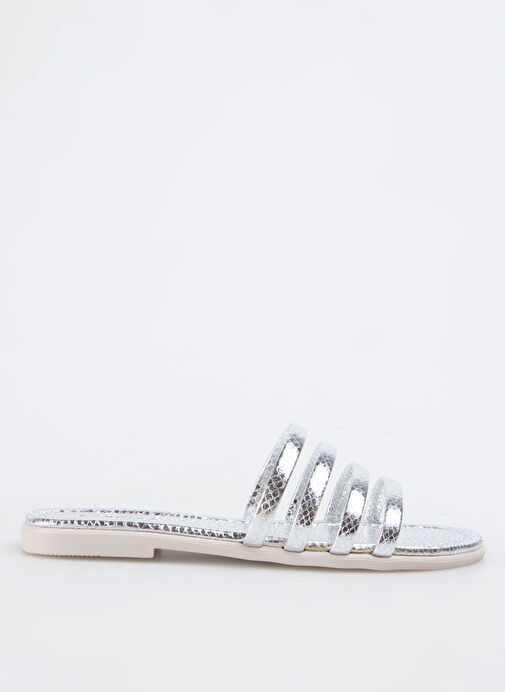 Fabrika Gri Kadın Terlik NIOBE - Görsel 2