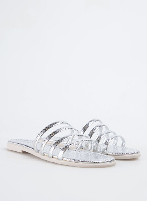 Fabrika Gri Kadın Terlik NIOBE - Görsel 3