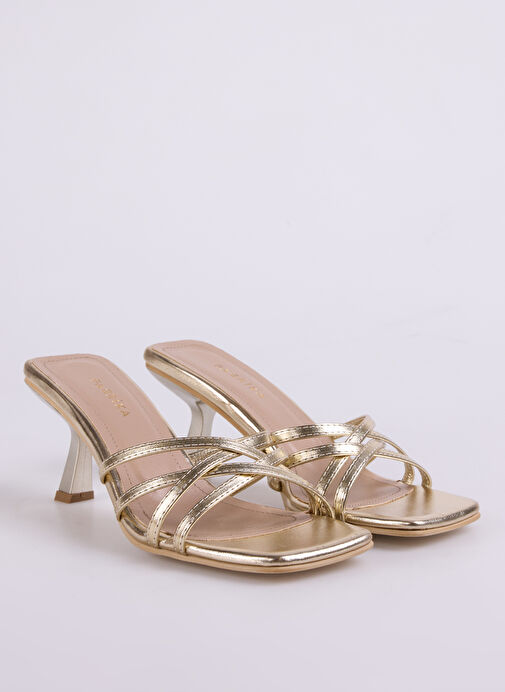 Fabrika Altın Kadın Terlik PRISCILLA - Görsel 3