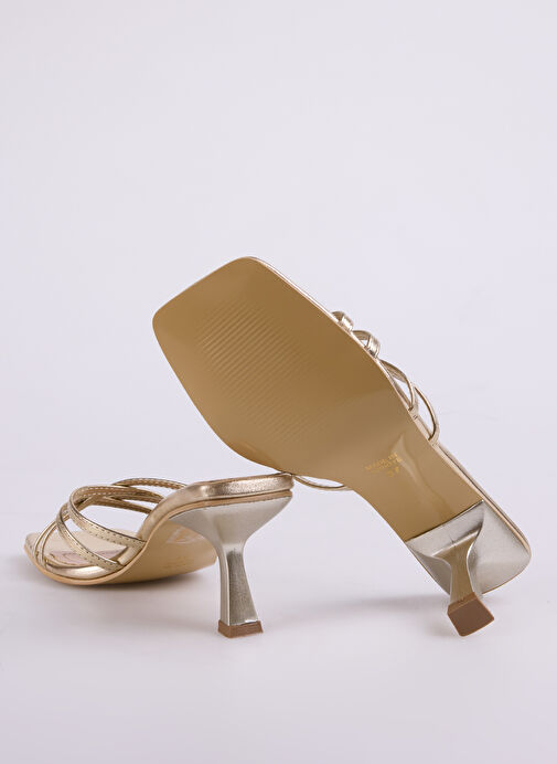 Fabrika Altın Kadın Terlik PRISCILLA - Görsel 5