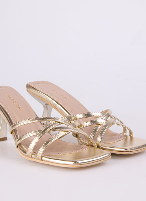 Fabrika Altın Kadın Terlik PRISCILLA - Görsel 6