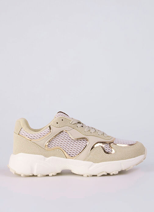 Fabrika Bej-Altın Kadın Sneaker MARTIN - Görsel 2