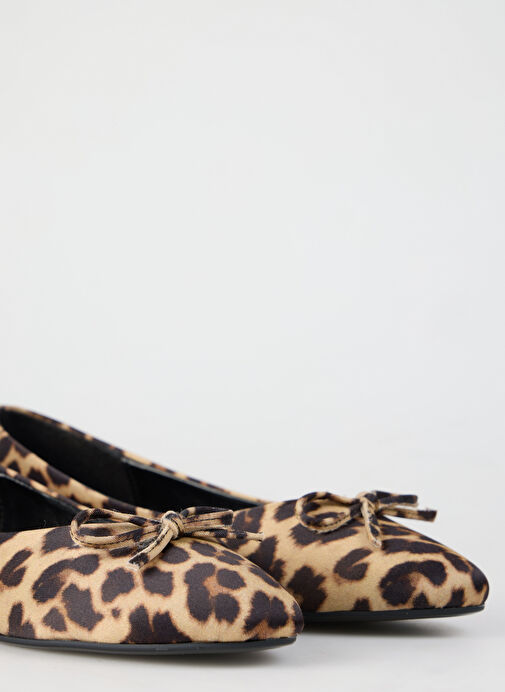 Fabrika Bej-Siyah Kadın Babet BOZENA LEOPAR - Görsel 6