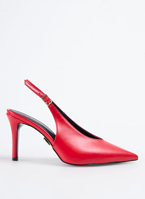Fabrika Kırmızı Kadın Stiletto HOLM - Görsel 2